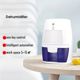 1pc 250ML / D USB Deshumidificador reutilizable Mini deshumidificador de aire compacto y portátil para humedad, moho, humedad en el hogar, cocina, dormitorio, caravana, oficina
