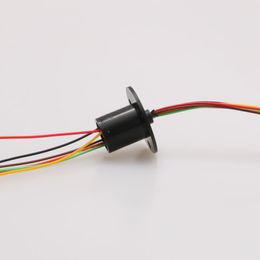 1pc 2A 6CH DIA.12.5mm Micro-miniatuur geleidende slipring Kleine roterende samenloopcollectorring met roterende gewrichtsdelen