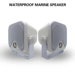 1 St / 2 Stuks 4 Inch Waterdichte Marine Luidsprekers 100 W Outdoor Boot Luidspreker Voor UTV ATV RV SPA Golfkarretjes Jacht Vrachtwagen Motorfiets 240102