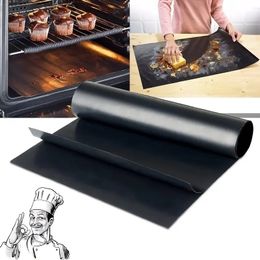 1 ud./2 uds. Alfombrilla antiadherente reutilizable para horno, alfombrilla de cocina de teflón forrada para horno de 0,2mm de espesor para horno microondas, herramienta para hornear