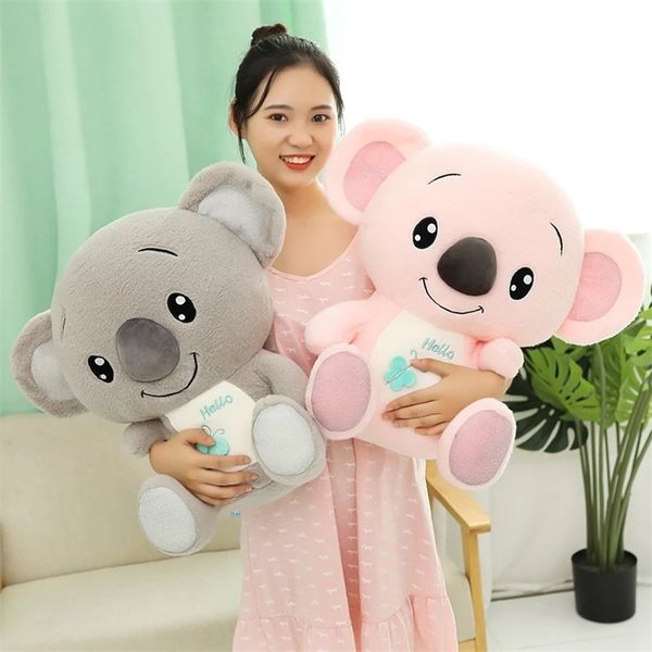 1 pc 30-60 cm doux Kawaii australie Animal Koala jouets en peluche ours en peluche poupée pour enfants enfants beau cadeau de noël 210728