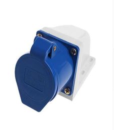 1Pc 32 Amp 3pin Industriële Socket 220V250Volt Weerbestendig IP44 Waterdicht 2PE 32A2369394