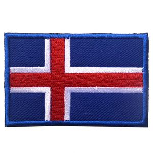 1PC 3D Embroidery Badge Patch Finland Norwegian Flag Patch / Noordse vlag Patch Badge Denemarken / Zweden Flag Borduursel Armband 8