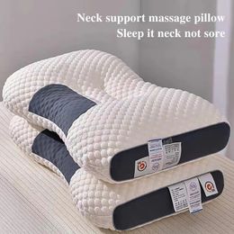 Oreiller de Massage orthopédique 3D SPA, 1 pièce, pour dormir, cloison de bonne nuit, aide à dormir et à protéger le cou, 240304