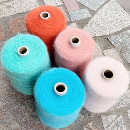 1PC 400g de haute qualité laine Mohair fil bricolage écharpe châle chapeaux fil pour tricoter doux bébé cachemire pull tricoté à la main câblage Y211129