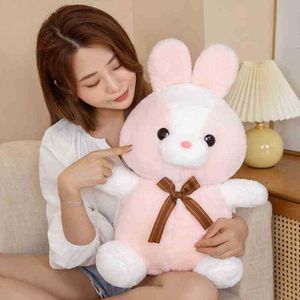 1 Unid 4050 Cm Pink Forest Conejo Juguetes de Peluche Bebé Suave Animal de Peluche Conejito Sleepy Almohada Niños Niña Regalo de Cumpleaños J220729