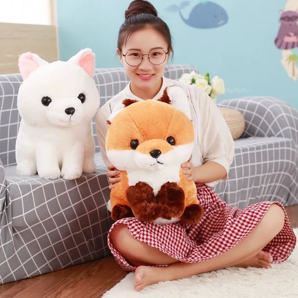 1 PC 40 CM doux mignon longue queue renard en peluche peluche enfants poupée mode Kawaii cadeau pour enfants cadeau d'anniversaire maison boutique décor 240105