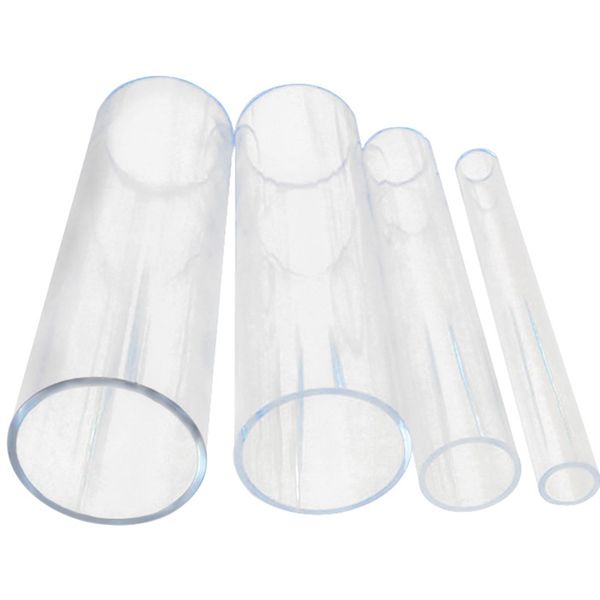 1PC 49 ~ 50 cm de long O.D 16 ~ 110 mm Pipe acrylique transparent PMMA TUBE VERRE ORGANIQUE Aquarium Accessoires Assyliques de tuyaux Tube acrylique