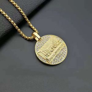 Collier chaîne de Tennis 4MM, 1 pièce, collier pendentif à motif de la dernière Cène de jésus avec ses disciples, pour hommes