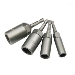 1 pc 5.5mm-19mm Extra Diepe Bout Moer Driver Bit Set 1/4 Inch 6.35mm Hex shank Impact Socket Adapter Setters Voor Power Tool