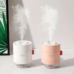 1pc 500ml Snow Mountain Humidificateur d'air Grande capacité Veilleuse Humidificateur Chambre Bureau Bureau USB Humidificateur, Pulvérisation délicate de molécules d'eau,