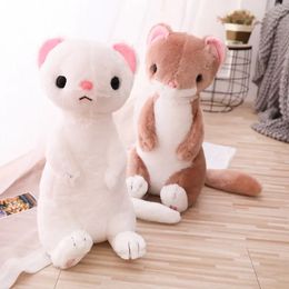 1pc 50cm de hurón dulce juguete peluche de peluche suave animal muñecas muñecas dormitorio decoración del hogar juguetes regalos de Navidad 240522