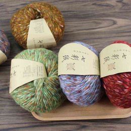1 st 50g / bal hoge kwaliteit warme kleurrijke dikke garen alpaca wol hand breien trui sjaal naald DIY katoen haak draad Y211129