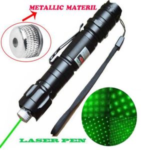 1 PC 532nm Tactische Laser Grade Groene Pointer Sterke Pen Lasers Lazer Zaklamp Militaire Krachtige Clip Twinkling Star Laser 6268783