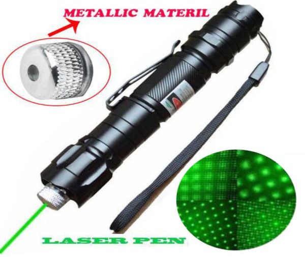 1PC 532NM Tactical Laser Grade Green Poininter Strong Pen Lasers Lazer Pleoard Lampe militaire Clip puissant Twinkling Star Laser 3250875