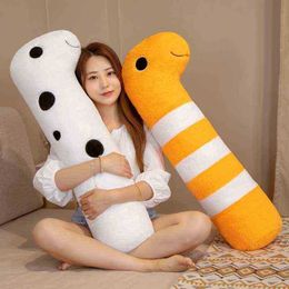 1 pc 90 cm lange pluche wilde oceaan dieren Moray Eel Toys Super Soft Animals Vispoppen Baby begeleiden Peluche grappig cadeau voor Ldren J220729