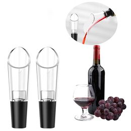 1PC Acryl Wine Pourer Decanter Portable Aerator Snelle beluchting voor maximale zuurstof Wiare Accessoires 240420