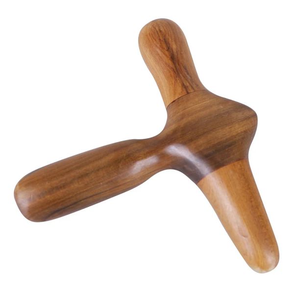 1PC ACUPUNCTURE ACUPONNIAT Stick Wood Cross Hammer Santé Tool de beauté Masseur corporel
