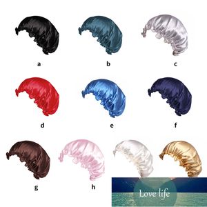 Bonnet De Nuit en Satin solide pour adultes, 1 pièce, Bonnet De Nuit, soins capillaires, Bonnet De Nuit pour femmes et hommes, fournitures unisexes