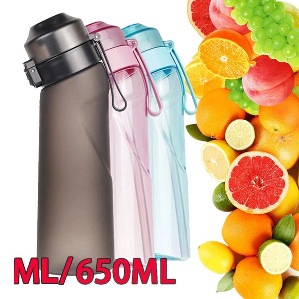 1pc Air Up Aromnered Water Bottle parfum Water Cup 1 Free Pods Aromated Sports Water Bottle Outdoor Fitness avec paille POD 240422