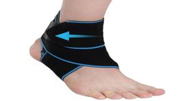 1PC supporto per caviglia tutore regolabile compressione caviglia bretelle per protezione sportiva cinturino elastico per piede taglia unica2378822