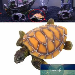 Ornement d'aquarium en résine polyrésine, 1 pièce, tortue, tortue, décoration d'aquarium
