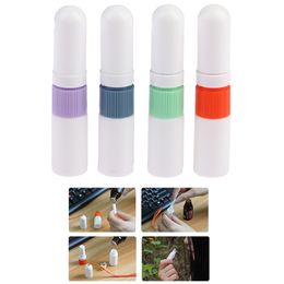 7 Kleur 5 ml Aroma Diffuser Nasal Inhalator Aromatherapie Draagbare 2in1 Essentiële oliefles Wicks vernevelaar Flessen Diameter1.75cm Hoogte 8.6cm met of zonder logo