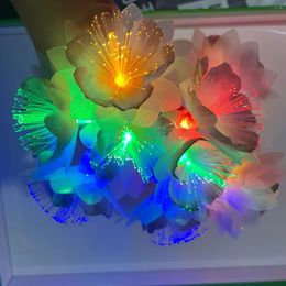 1 pièce de lumière LED décorative de fleurs artificielles, 1,5 m/3,28 pieds, 10 LED, guirlande de conte de fées, lumière de feuille pour les décorations extérieures de Noël et d'Halloween