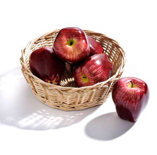 1 Pc Artificielle Rouge Délicieuse Pomme Décorative Artificielle Pommes Aides Pédagogiques Fruits Mini Artificielle Fruits Et Légumes
