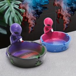 1pc, asbak, hars asbak, prachtige Alien creatieve asbak, Alien gepersonaliseerde asbak, buitenaardse stijl, mooi cadeau voor vrienden en familie