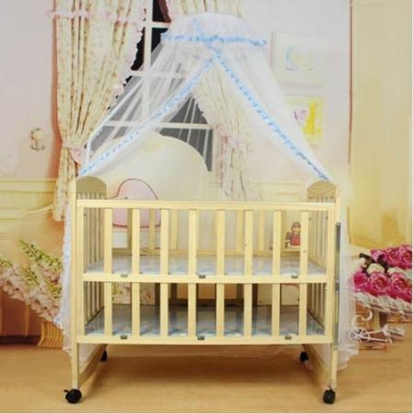 Mosquitera para cama de bebé, malla de cortina de cúpula de verano para cuna de niño, dosel para cuna, mosquitera para cama de bebé, 1 ud.