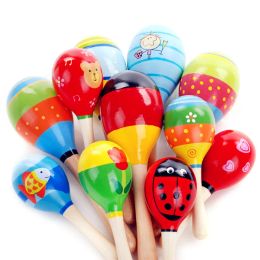 1 stc baby joch houten bal speelgoed zand hamer rammelen muziekinstrument percussie baby dropshipping ondersteuning