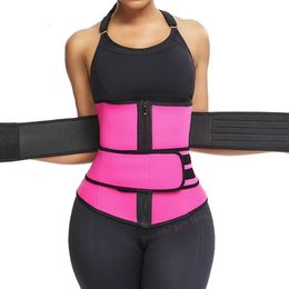 1PC Back Support Néoprène Sweat Taille Formateur Fitness Ceinture Thermique Shaper Tondeuse Serré Poitrine Taille Plissée Emballage Exercice Minceur 231025