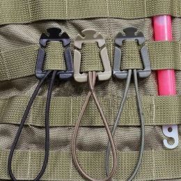 1pc sac à dos mouton carabiner clips 4 couleurs multi-outils de sac extérieur crochet crochet pince carabacer de survie