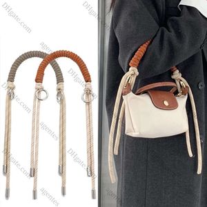 1pc tasriem voor doe-het-zelf handgemaakte geweven touw draagtasriem Mini tas geweven riem tas transformatie tasaccessoires