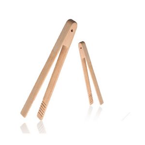 1pc Bamboo Toaster Cuisine Tongs Long Easy Grip Grip Toaster Serving Tongs for Cooking Toast Bread Barbecue Grilling (20/30/32 cm)