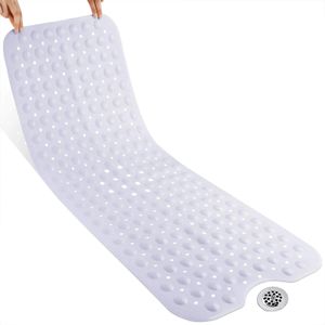 1pc tapis de bain grand tapis de douche de baignoire antidérapant Extra Long 40x16 tapis de salle de bain pour baignoire tapis de bain antidérapants 240312