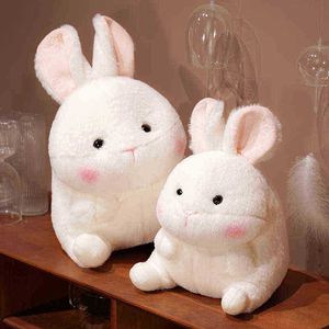 1 Pc Belle 304050 Cm Animaux Rond Lapin Doux Dessin Animé Mignon Lapin Câlin Lapin Rempli Oreiller Fille Mignon Cadeau Pour ldren J220729