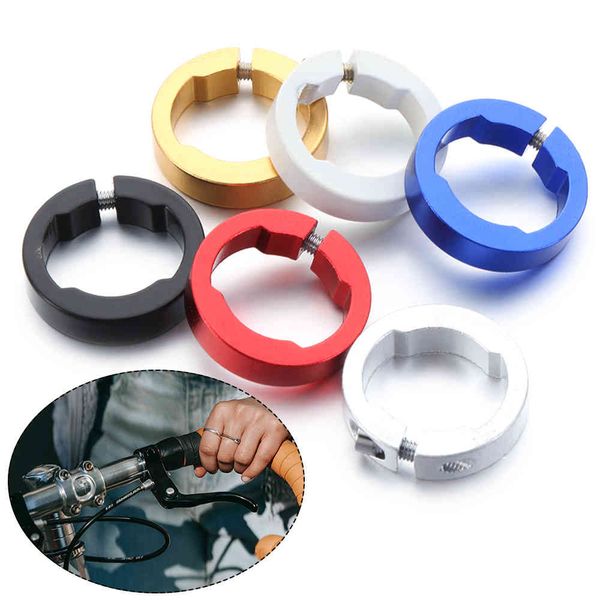 Anillo de empuñaduras de bicicleta, anillos de bloqueo de extremo de aleación de aluminio, piezas de manillar de bicicleta de montaña y carretera, accesorios de ciclismo, 1 ud.