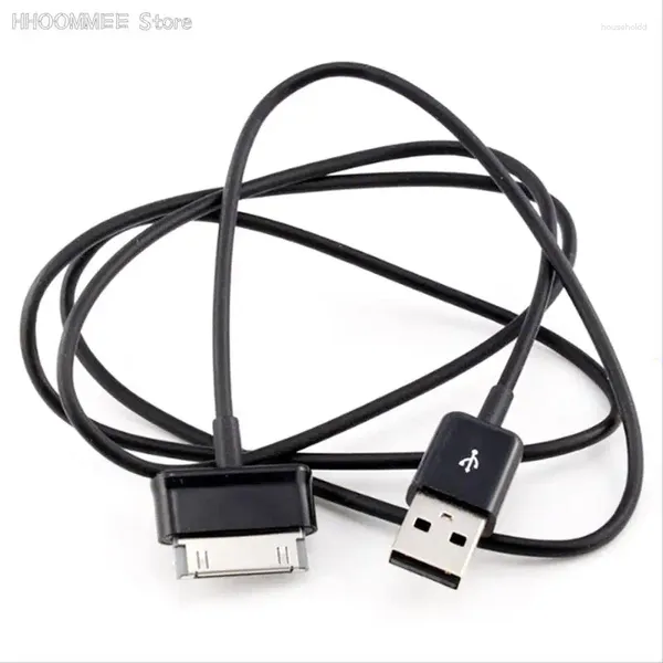 1pc BK Cable de sincronización USB cargador para Samsung Galaxy Tab 2 Note 7,0 7,7 8,9 10,1 Tablet Pad línea de datos