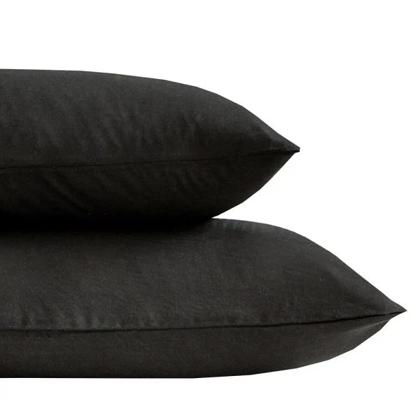 1pc de color negro de color negro/reina/rey Drap de colchonetas de cama de cama lits sólidas sólidas sábanas (sin funda de almohada)