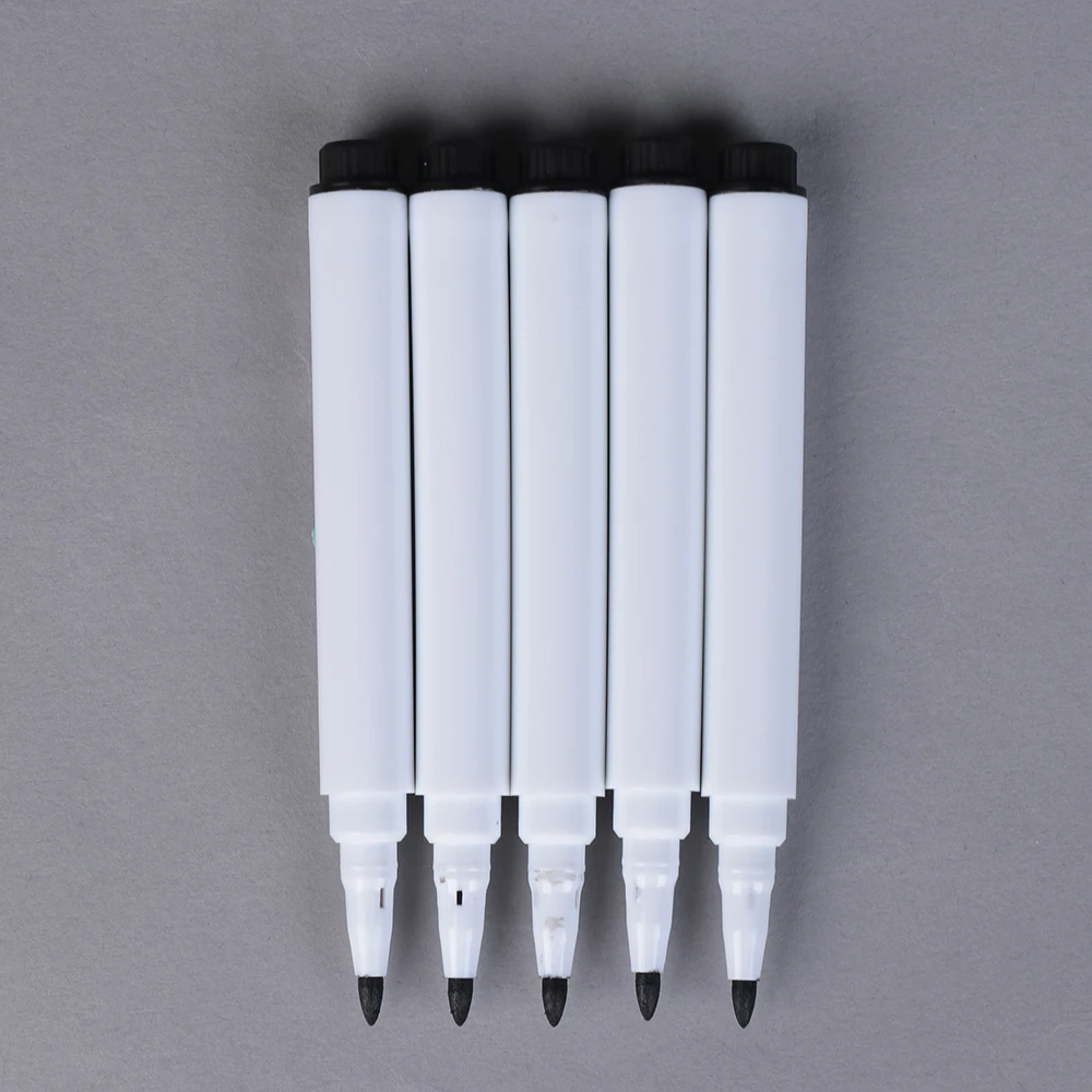 1pc 블랙 흰색 액체 초크 블랙 보드 드로잉 펜을위한 방 벽 스티커 주방 병 라벨 마크 펜은 닦을 수있는 쉬운 펜