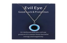 1 st Blue Glass Evil Eye Hangers ketting voor vrouwen Men Turkije Lucky Necklace Choker Sieraden Accessoires4922977