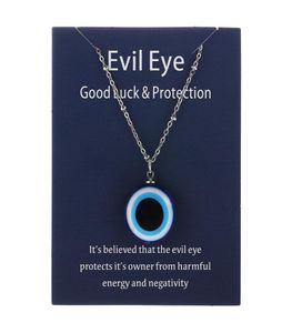 1pc Blue Glass Evil Eye Pendentid Collier Fomen Women Men Men Turkey Collier Collier Choker Jewelry Accessoires4446758