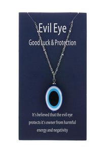 1pc Blue Glass Evil Eye Pendentid Collier Fomen Women Men Men Turkey Collier Collier Choker Jewelry Accessoires5343781