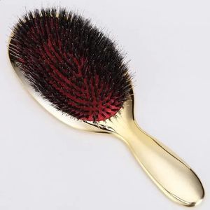 Peigne en poils de sanglier, outils de Salon de coiffure professionnels, brosse à cheveux de Massage avec sac gonflable pour Extensions de cheveux, 1 pièce, 240314