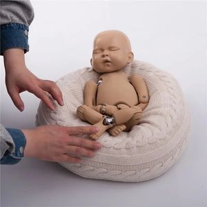Oreillers ronds pour bébé né, 1 pièce, accessoire de photographie, accessoires de pose en Studio, sac de haricots, oreiller 231229