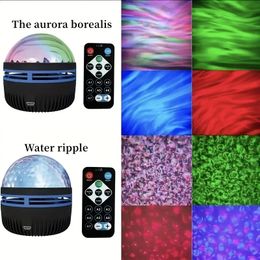 1 pièce Apportez les merveilles des aurores boréales à votre chambre avec le projecteur de veilleuse LED Aurora