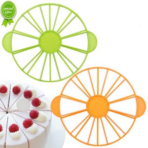 1Pc Cake Divider Household Plastic Round 10/12 Pieces Bread Cake Divider Equal Portion Cutter Slice Marker Baking Tool