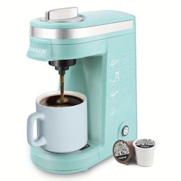 1pc capsule-koffiezetapparaat, koffie-mini-koffiezetapparaat, heerlijke koffie zetten in seconden met CHULUX-upgrade Single Serve-koffiezetapparaat, 12oz snel brouwen, automatische uitschakeling